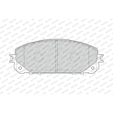 Ferodo Bremsbelagsatz, Scheibenbremse PREMIER ECO FRICTION FDB4882 Ferodo Bremsbelagsatz, Scheibenbremse PREMIER ECO FRICTION FDB4882