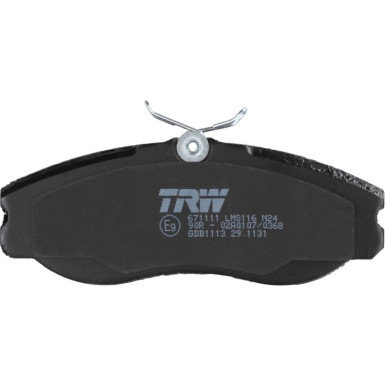 TRW Bremsbelagsatz, Scheibenbremse COTEC GDB1113