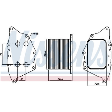 Ölkühler, Motoröl 90862 Ölkühler, Motoröl 90862