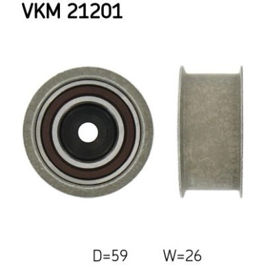 SKF Umlenk-/Führungsrolle, Zahnriemen VKM 21201 SKF Umlenk-/Führungsrolle, Zahnriemen VKM 21201