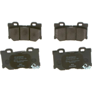 BOSCH Bremsbelagsatz, Scheibenbremse 0 986 494 863 BOSCH Bremsbelagsatz, Scheibenbremse 0 986 494 863