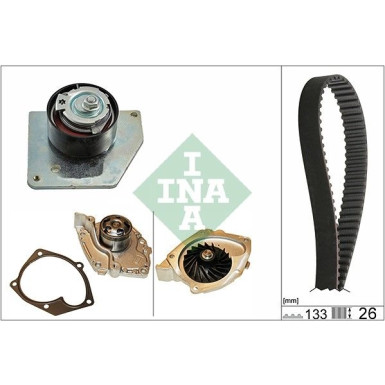 INA Wasserpumpe + Zahnriemensatz 530 0579 30