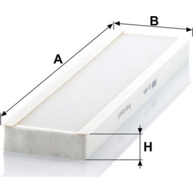 MANN-FILTER CU 4624 Innenraumfilter, Partikelfilter MANN-FILTER CU 4624 Innenraumfilter, Partikelfilter