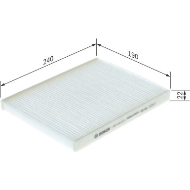 BOSCH 1 987 432 215 Innenraumfilter FILTER+
