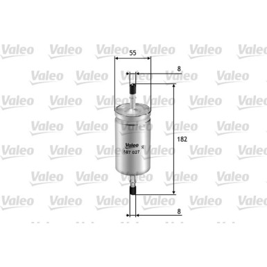 Valeo Kraftstofffilter 587027