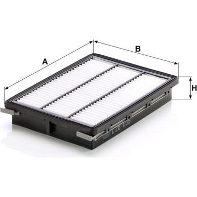MANN-FILTER C 28 035 Luftfilter MANN-FILTER C 28 035 Luftfilter