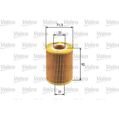Valeo Ölfilter 586504