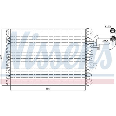 Verdampfer, Klimaanlage 92059