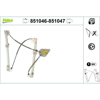 Valeo Fensterheber 851046