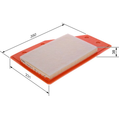 Luftfilter F 026 400 635 Luftfilter F 026 400 635
