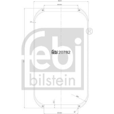 FEBI BILSTEIN 20782 Federbalg, Luftfederung