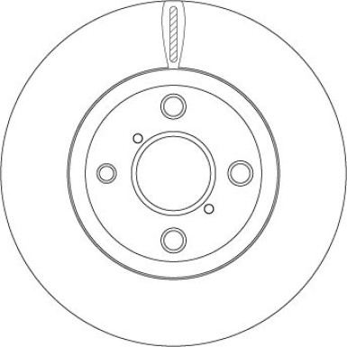 TRW Bremsscheibe DF4842