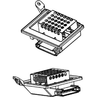 Mahle Widerstand, Innenraumgebläse BEHR Premium Line ABR 86 000P Mahle Widerstand, Innenraumgebläse BEHR Premium Line ABR 86 000P