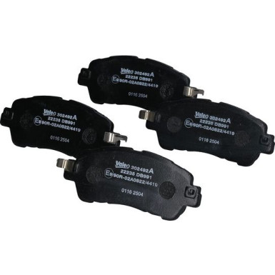Valeo Bremsbelagsatz, Scheibenbremse EXPERT 302492A Valeo Bremsbelagsatz, Scheibenbremse EXPERT 302492A