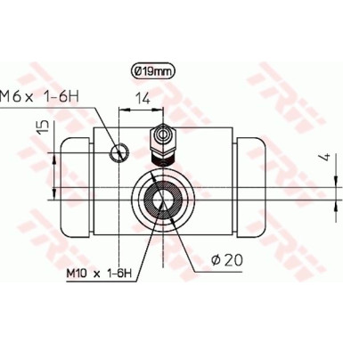 TRW Radbremszylinder BWD310