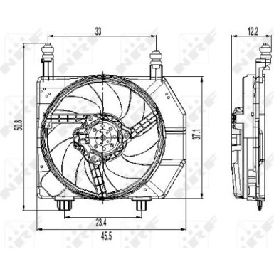 Lüfter, Motorkühlung 47261 Lüfter, Motorkühlung 47261