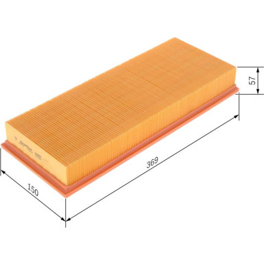 BOSCH 1 457 433 608 Luftfilter BOSCH 1 457 433 608 Luftfilter