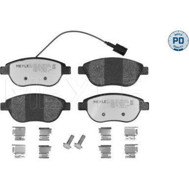 Meyle Bremsbelagsatz, Scheibenbremse MEYLE-PD: Advanced performance and design 025 237 0919/PD