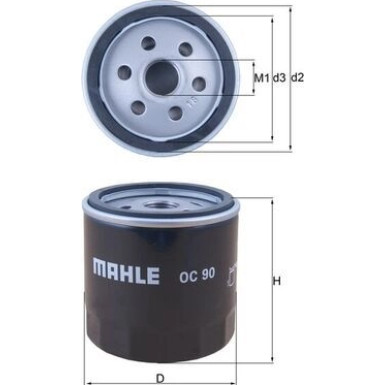 Knecht Ölfilter OC 90