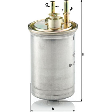 Kraftstofffilter WK 853/7
