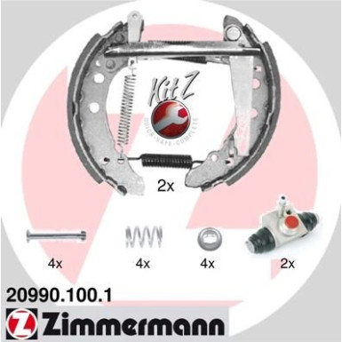 Zimmermann Bremsbackensatz KIT Z 20990.100.1 Zimmermann Bremsbackensatz KIT Z 20990.100.1