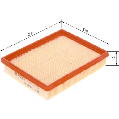 BOSCH 1 457 433 526 Luftfilter BOSCH 1 457 433 526 Luftfilter