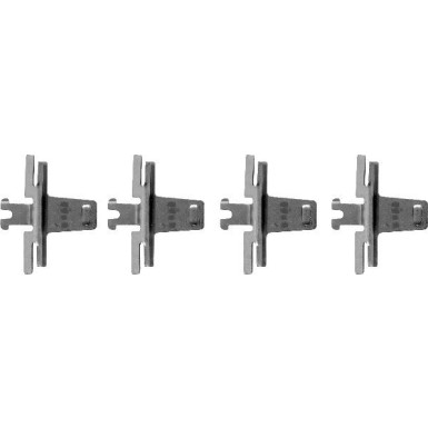 Hella Zubehörsatz, Scheibenbremsbelag 8DZ 355 202-151