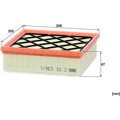 MANN-FILTER C 21 136/1 Luftfilter