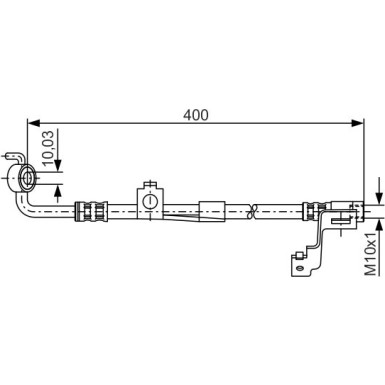 BOSCH Bremsschlauch 1 987 476 815