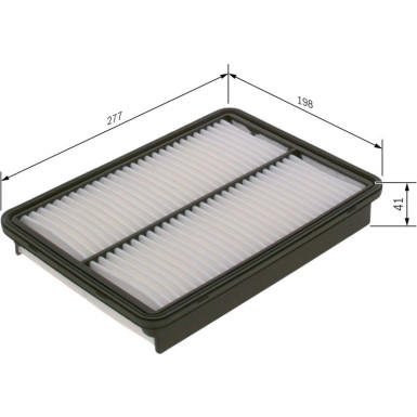 BOSCH F 026 400 547 Luftfilter BOSCH F 026 400 547 Luftfilter