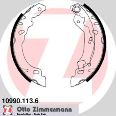Zimmermann Bremsbackensatz 10990.113.6 Zimmermann Bremsbackensatz 10990.113.6