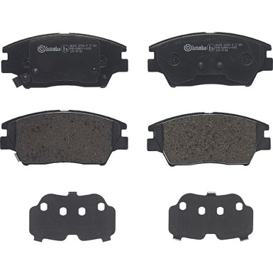 Brembo Bremsbelagsatz, Scheibenbremse PRIME LINE P 77 001 Brembo Bremsbelagsatz, Scheibenbremse PRIME LINE P 77 001