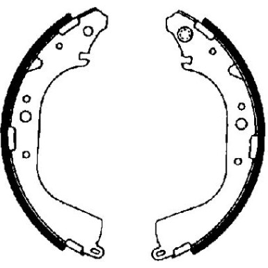 Bremsbackensatz 91041500 Bremsbackensatz 91041500