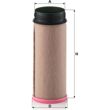 Mann-Filter Sekundärluftfilter NLG Pico CF 1420