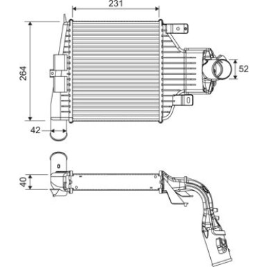 Ladeluftkühler 818395