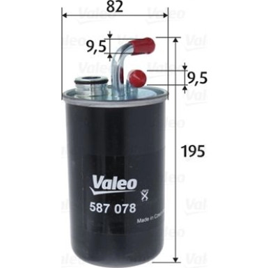 Valeo Kraftstofffilter 587078