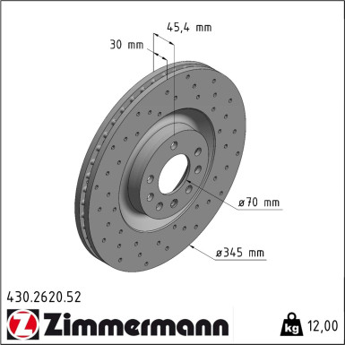Bremsscheibe 430.2620.52