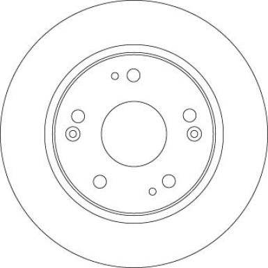 TRW Bremsscheibe DF4837 TRW Bremsscheibe DF4837