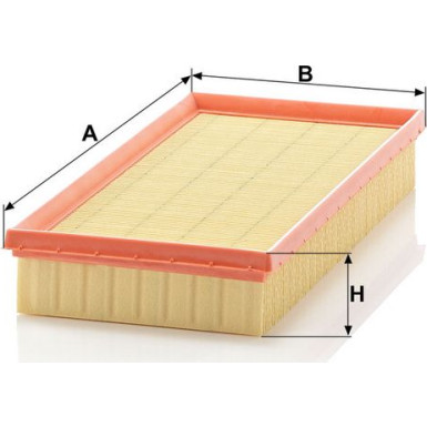 MANN-FILTER C 3284/2 Luftfilter