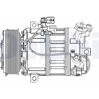 Kompressor, Klimaanlage CS20477