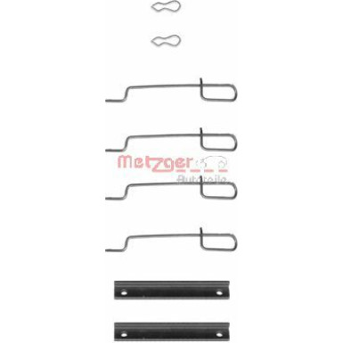 Zubehörsatz, Scheibenbremsbelag 109-0992 Zubehörsatz, Scheibenbremsbelag 109-0992