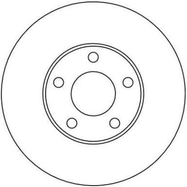 TRW Bremsscheibe DF4045 TRW Bremsscheibe DF4045