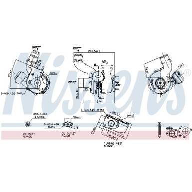 Nissens Turbolader 93111