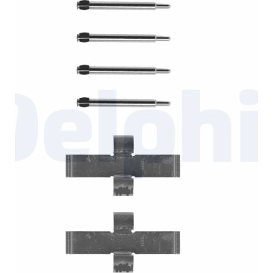 Delphi Zubehörsatz, Scheibenbremsbelag LX0013