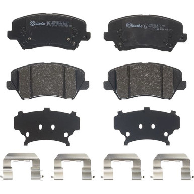 Brembo Bremsbelagsatz, Scheibenbremse PRIME LINE P 30 123 Brembo Bremsbelagsatz, Scheibenbremse PRIME LINE P 30 123