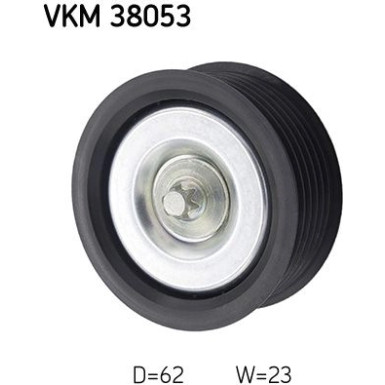 SKF Umlenk-/Führungsrolle, Keilrippenriemen VKM 38053