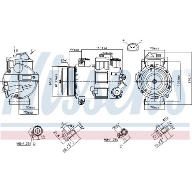 Kompressor, Klimaanlage 890412 Kompressor, Klimaanlage 890412