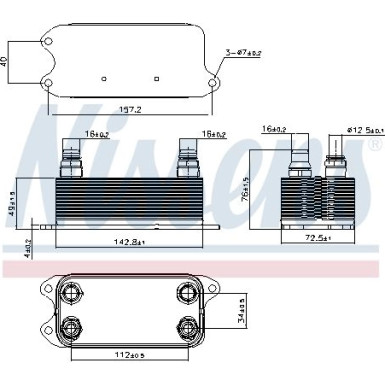 Ölkühler, Automatikgetriebe 90909 Ölkühler, Automatikgetriebe 90909