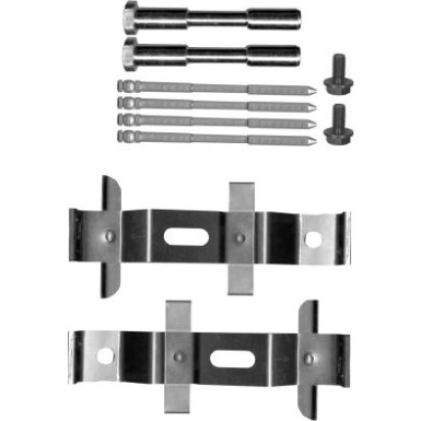 Zubehörsatz, Scheibenbremsbelag 8DZ 355 205-511 Zubehörsatz, Scheibenbremsbelag 8DZ 355 205-511