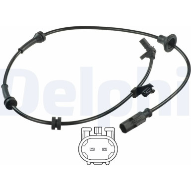 Delphi Sensor, Raddrehzahl SS20343 Delphi Sensor, Raddrehzahl SS20343